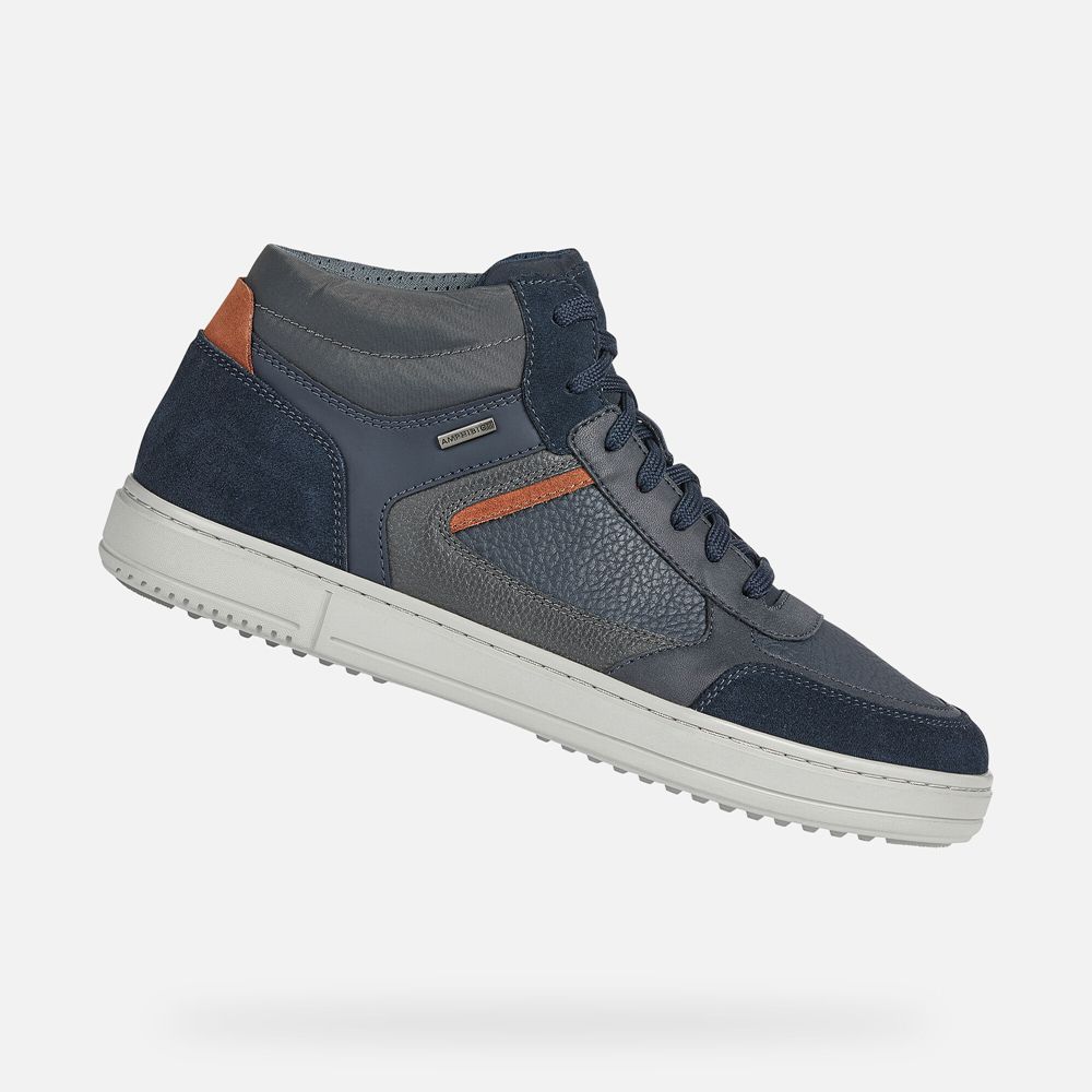 Geox Sneakers Navy Levico Abx - Geox Mens Shoes - IOSBHJ845